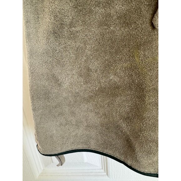 Vintage 1960's Octoberfest Suede Lederhosen Leather Shorts with Suspenders Child - Picture 6 of 9